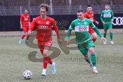 Freundschaftsspiel - Saison 2022/2023 - FC Ingolstadt 04 - VFB Eichstätt - Cabera Juan-Ignacio (Nr.27 - Fc Ingolstadt 04 II) - Halbmeyer Jonas grün Eichstätt - Foto: Meyer Jürgen