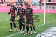 3. Liga; FC Ingolstadt 04 - MSV Duisburg; Tor Jubel Treffer 2:1 Fredrik Carlsen (8, FCI) Linus Rosenlöcher (19, FCI) Vinko Šapina (41, FCI) Nishan Velupilay (28 FCI) Lars Lokotsch (13, FCI)