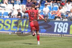 3. Liga - Saison 2025/26 - TSG Hoffenheim II - FC Ingolstadt 04  - Jonas Scholz (Nr.15 - FCI) mit dem 0:1 Führungstreffer - jubel - - XXXXX - Foto: Meyer Jürgen