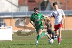 Bezirksliga - Saison 2023/24 - TSV Gaimersheim - FC Schwabing München - Gabriel Weiß (Nr.32 - Gaimersheim)  - Philipp Pirch weiss Schwabing - Foto: Meyer Jürgen