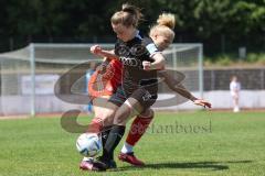 2. Fußball-Liga - Frauen - Saison 2022/2023 - FC Ingolstadt 04 - FCB München II - Lea Wolski (Nr.6 - FCI Frauen) - Gaißer Fiona rot München - Foto: Meyer Jürgen