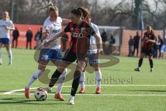 2. Bundesliga Frauen - Saison 2024/25 - FC Ingolstadt 04 Frauen - SC Sand - Nadja Burkhard (Nr.7 - FCI Frauen) - Griß Tabea weiss Sand - Foto: Meyer Jürgen