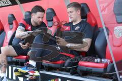 2. Bundesliga Frauen - Saison 2025/26 - FC Ingolstadt 04 Frauen - SC Sand - Cheftrainer Benjamin Stolte (FC Ingolstadt Frauen I) rechts - XXXXX - Foto: Meyer Jürgen