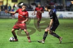 Toto Pokal; FC Sportfreunde Schwaig - FC Ingolstadt 04; Zweikampf Kampf um den Ball Emre Gül (5, FCI)