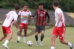 *** Bayernliga Nord - Saison 2025/26 - FC Ingolstadt 04 II - Jahn Regensburg II - Sekulovic Davide rot FCI - XXXXX - Foto: Meyer Jürgen