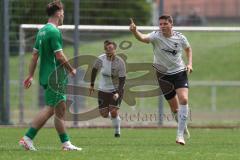 A-Klasse - Saison 2023/24 - TSV Gaimersheim II - FC Gerolfing II-  -  Der 2:0 Führungstreffer durch - Christoph Katzenbogen weiss Gaimersheim - jubel -  - XXXXX - Foto: Meyer Jürgen