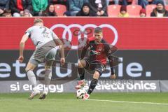 3. Liga; FC Ingolstadt 04 - FC Viktoria Köln; SchanzenGeber-Spieltag, Gustav Christensen (24, FCI) Dietz Lars (2 VK)