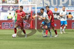3. Liga; FC Ingolstadt 04 - FC Hansa Rostock; Mads Borchers (9, FCI) Fatkic Kenan (4 HR) Max Besuschkow (17, FCI)
