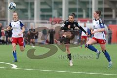 2. Bundesliga Frauen - Saison 2023/24 - FC Ingolstadt 04 Frauen - HSV Fr.1 - Der 1:0 Führungstreffer durch -  Paula Vidovic (Nr.11 - FCI)  - jubel - XXXXX - Foto: Meyer Jürgen