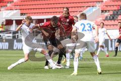 3. Liga - FC Ingolstadt 04 - 1. FC Saarbrücken - Caniggia Ginola Elva (14, FCI) Shipnoski Nicklas (7 SB) Müller Mario (23 SB) Björn Paulsen (4, FCI)