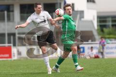 A-Klasse - Saison 2023/24 - TSV Gaimersheim II - FC Gerolfing II-  - Nico Moser weiss Gaimersheim - Florian Uslar grün Gerolfing - Foto: Meyer Jürgen