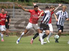 *Bayernliga Nord - Saison 2026/27 - FC Ingolstadt 04 II - FSV Stadeln - Fabio Riedl (Nr.24 - FCI II) - Koray Kaiser rot Stadeln - Foto: Meyer Jürgen