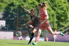 2. Frauen-Bundesliga - Saison 2021/2022 - FC Ingolstadt 04 - TSG 1899 Hoffenheim - Slipcevic Ivana (#23 FCI) - Haas Laura #30 Hoffenheim - Foto: Meyer Jürgen