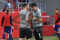 DFB Pokal; FC Ingolstadt 04 - Erzgebirge Aue; Jubel Sieg 2:1, Cheftrainer Roberto Pätzold (FCI)