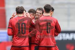 3. Liga; FC Ingolstadt 04 - TSV Havelse; Tor Jubel Treffer Max Besuschkow (17, FCI) 2:1 Dennis Kaygin (10, FCI) Georgios Antzoulas (6, FCI) Fredrik Carlsen (8, FCI)