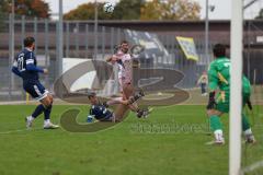 Bezirksliga - Saison 2025/26- TSV Gaimersheim - SpVgg Kammerberg - Nicolae Nechita (Nr.19 - TSV Gaimersheim) - Domenik Kaiser blau Kammerberg - Robin Anselment Torwart Kammerberg - Foto: Meyer Jürgen