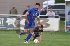 Kreisklasse - Saison 2025/26- TSV Großmehring - ST Scheyern - Sebastian Eisenberger blau Großmehring - XXXXX - Foto: Meyer Jürgen
