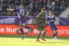 3. Liga; Erzgebirge Aue - FC Ingolstadt 04; Barylla Anthony (23 Aue) Deniz Zeitler (38, FCI)