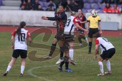 2. Bundesliga Frauen - Saison 2024/25 - FC Ingolstadt 04 Frauen - Eintracht Frankfurt II - Melissa Kuya Strobel (Nr.14 - FCI Frauen) - Bednorz Keira weiss Frankfurt - Foto: Meyer Jürgen
