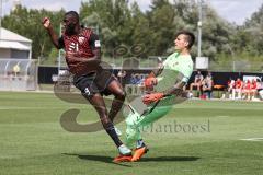 3. Liga; Testspiel; FC Ingolstadt 04 - FC Heidenheim; Daouda Beleme (9, FCI) Müller Kevin (FCH)