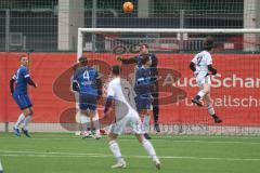 AUDI - Schanzer Amateur Cup - Halbfinale 1 - Saison 2024/25 - FC Mindelstetten - SV Menning - Eric Jung Torwart Menning - Ben Forchhammer weiss Mindelstetten - Foto: Meyer Jürgen