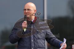 3. Liga; FC Ingolstadt 04 - FC Viktoria Köln; SchanzenGeber-Spieltag, Jörg Schlagbauer (Gesamtbetriebsrat Audi)