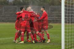 Bayernliga Süd - Saison 2021/2022 - FC Ingolstadt 04 II - TSV 1860 München II - Elfmeter und 1:0 Führungstreffer durch Götzendörfer Mario (#23 FCI) - jubel - Foto: Meyer Jürgen