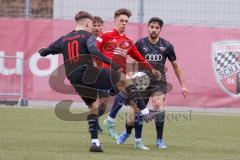 Bayernliga Süd - Saison 2021/2022 - FC Ingolstadt 04 II -  SpVgg Unterhaching - Gabriel Zirngast #10 FCI - Foto: Meyer Jürgen