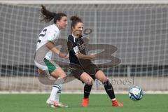 2. Bundesliga Frauen - Saison 2023/24 - FC Ingolstadt 04 Frauen - Borussia Mönchen Gladbach - Melike Pekel (Nr.38 - FCI) - Bartsch Kristina weiss Gladbach - Foto: Meyer Jürgen