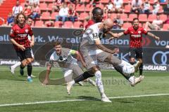 3. Liga; FC Ingolstadt 04 - SV Elversberg; Torchance Moussa Doumbouya (27, FCI) Torchance Antonitsch Nico (35 SVE)