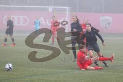 Frauen - Bayernliga - U17 - B-Junioren -  FC Ingolstadt 04 II - FC Forstern - Julia Schuller rot FCI - Eisenbarth Luise schwarz Forstern -  Foto: Meyer Jürgen