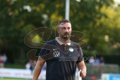 Bezirksliga - Saison 2023/2024 - SV Manching  - SV Lerchenau - Cheftrainer Serkan Demir (SV Manching) - Foto: Meyer Jürgen