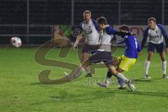 2023_11_17 - Kreisklasse - Saison 2023/24 - TSV Etting - TSV Ing. Nord - Abderahim Zerbane blau Ingolstadt Nord -  - mit dem 0:1 Führungstreffer - jubel - Foto: Meyer Jürgen