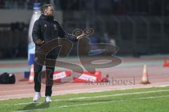 3. Liga; 1. FC Schweinfurt 05 - FC Ingolstadt 04; an der Seitenlinie, Spielerbank Co-Trainer Fabian Reichler (FCI)