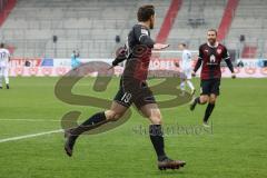 2.BL; FC Ingolstadt 04 - Hannover 96; Tor Jubel Treffer Marcel Gaus (19, FCI) Rico Preißinger (6, FCI)