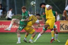 Landesliga - Saison 2026/27 - SV Manching - TSV Gersthofen - Senih Fazlji (Nr.7 - SV Manching) - Meilinger Jermaine gelb Gersthofen #7 - Foto: Meyer Jürgen