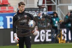 3. Liga; SV Wehen Wiesbaden - FC Ingolstadt 04; vor dem Spiel Torwart Markus Ponath (40, FCI)