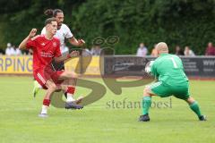 Bezirksliga - Saison 2024/25 - Atilla Demir (Nr.29 - FC Fatih) - Uros Mijovic rot Attaching - Hans Gampert Torwart Attaching -  Foto: Meyer Jürgen