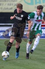 Toto Pokal - Saison 2022/2023 - SV Schalding-Heining - FC Ingolstadt 04 - Maximilian  Neuberger (Nr.38 - FCI) - Mnemanja Radivojevic (Nr.29 - SV Schalding-Heining) - Foto: Meyer Jürgen