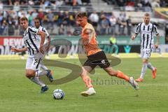 3. Liga; SV Sandhausen - FC Ingolstadt 04; Julian Kügel (31, FCI) Schuster Lion (5 SVS)