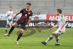 2.BL; FC Ingolstadt 04 - Hannover 96; Stefan Kutschke (30, FCI) Julian Börner (31 Han)