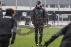 2.BL; FC Ingolstadt 04 - Training, neuer Cheftrainer Rüdiger Rehm, Pressekonferenz, Cheftrainer Rüdiger Rehm (FCI) leitet erstes Training