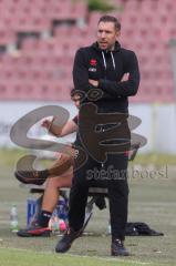 *** Bayernliga Nord - Saison 2025/26 - FC Ingolstadt 04 II - Jahn Regensburg II - Cheftrainer Patrick Schönfeld (FC Ingolstadt II) - XXXXX - Foto: Meyer Jürgen