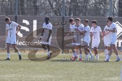 U17 DFB-Nachwuchsliga - Saison 2024/25 - FC Ingolstadt 04 - TSG Hoffenheim - Der 2:2 Ausgleichstreffer durch Maximilian Meyer weiss FCI - jubel - Foto: Meyer Jürgen