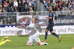 3. Liga; VfB Oldenburg - FC Ingolstadt 04; Denis Linsmayer (23, FCI) verpasst das Tor, ärgert sich