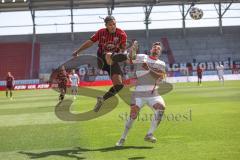 3. Liga - FC Ingolstadt 04 - FSV Zwickau - Justin Butler (31, FCI) Drinkuth Felix (7 Zwickau)