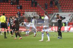 2.BL; FC Ingolstadt 04 - Karlsruher SC; Spiel ist aus, Remis Unentschieden 1:1, Fatih Kaya (9, FCI) Justin Butler (31, FCI) Heise Philip (16 KSC) Gondorf Jerome (8 KSC) Wanitzek Marvin (10 KSC)