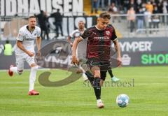 2.BL; SV Sandhausen - FC Ingolstadt 04 - Erste Minute Angriff Torchance fpr Dennis Eckert Ayensa (7, FCI) Alleingang