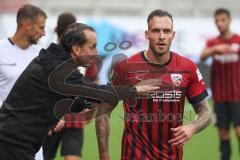 3.Liga - Saison 2022/2023 - FC Ingolstadt 04 -  - SV Waldhof-Mannheim - Cheftrainer Rüdiger Rehm (FCI) - Patrick Schmidt (Nr.9 - FCI) - Foto: Meyer Jürgen