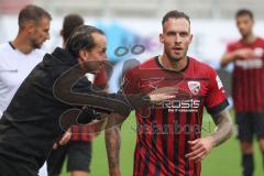 3.Liga - Saison 2022/2023 - FC Ingolstadt 04 -  - SV Waldhof-Mannheim - Cheftrainer Rüdiger Rehm (FCI) - Patrick Schmidt (Nr.9 - FCI) - Foto: Meyer Jürgen